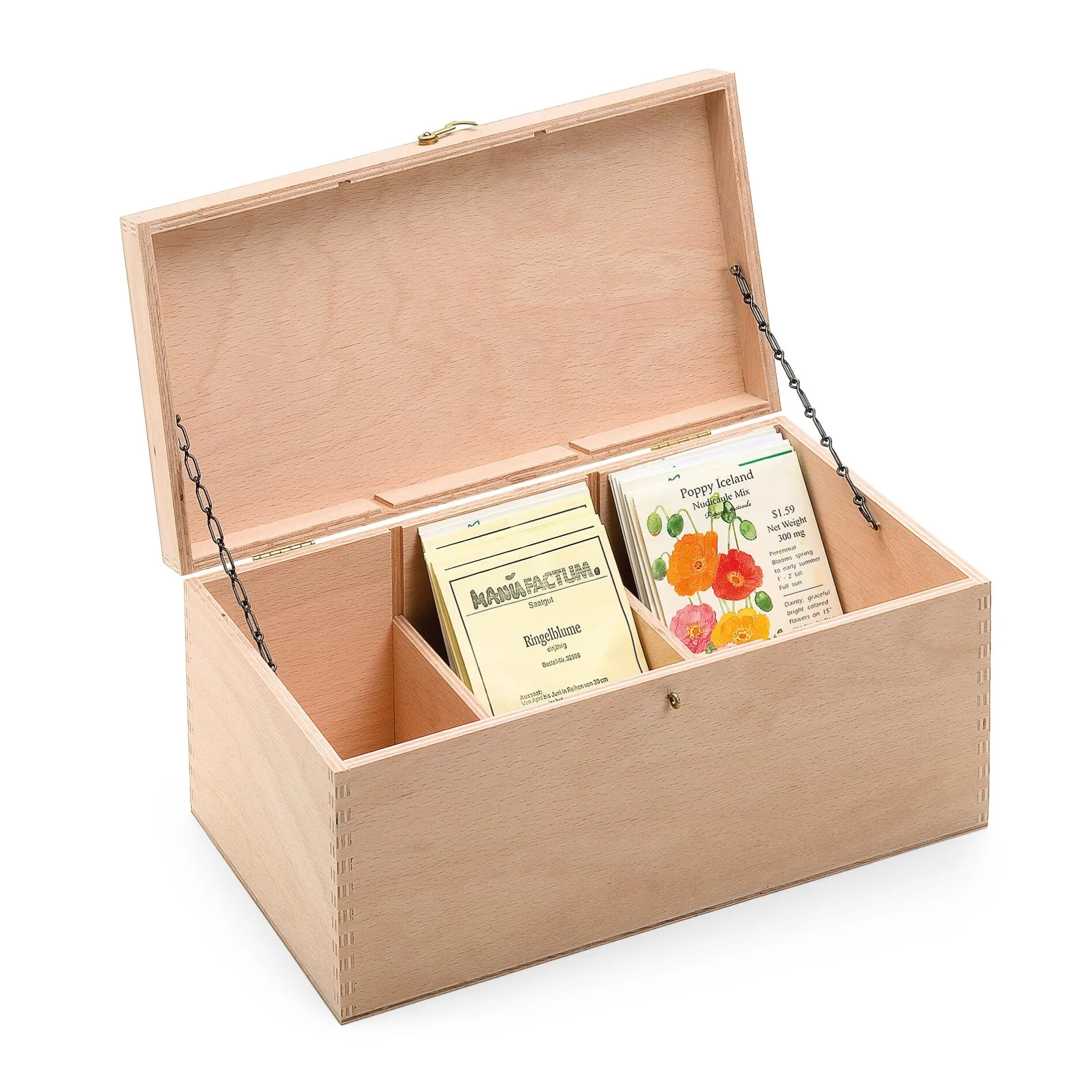 Manufactum Holzkassette für Sämereien Best