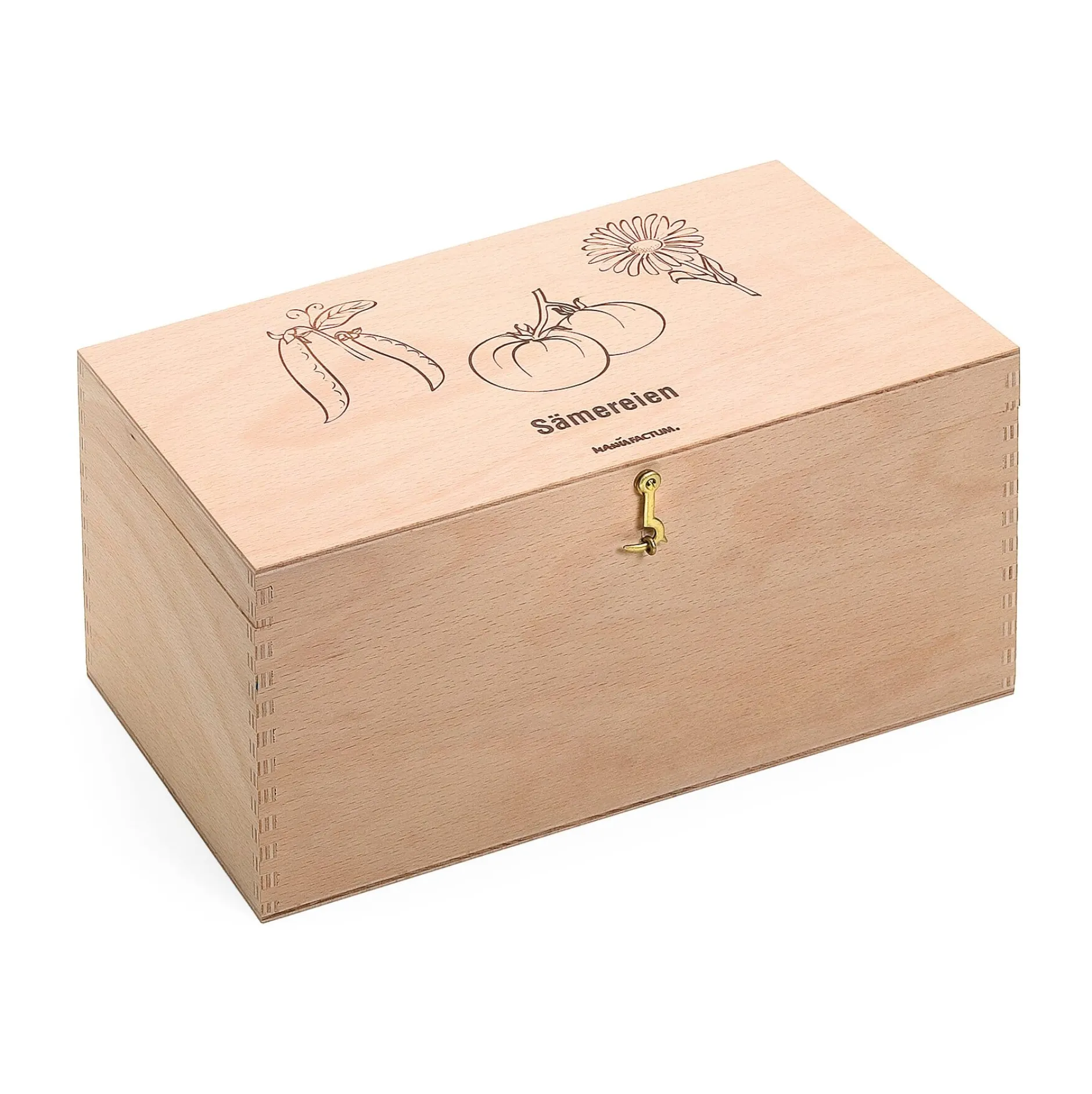 Manufactum Holzkassette für Sämereien Best