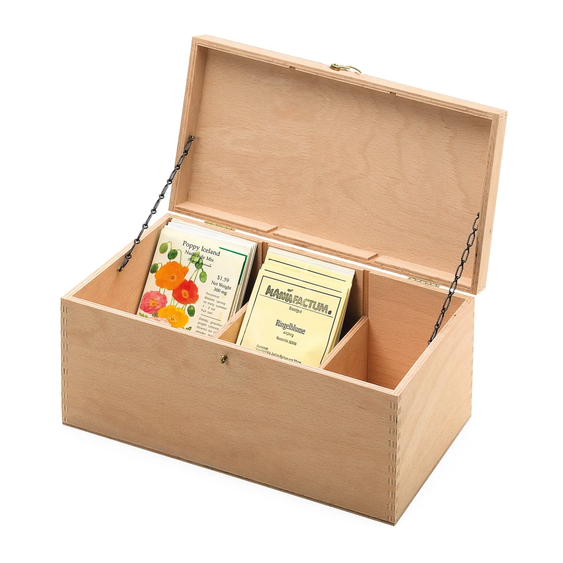 Manufactum Holzkassette für Sämereien Best