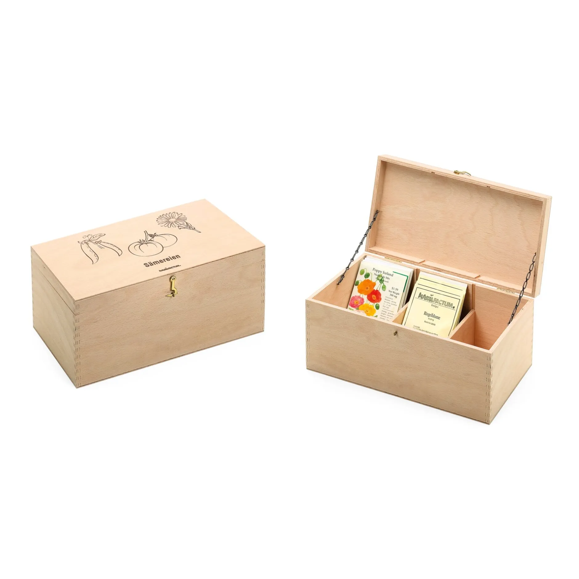 Manufactum Holzkassette für Sämereien Best