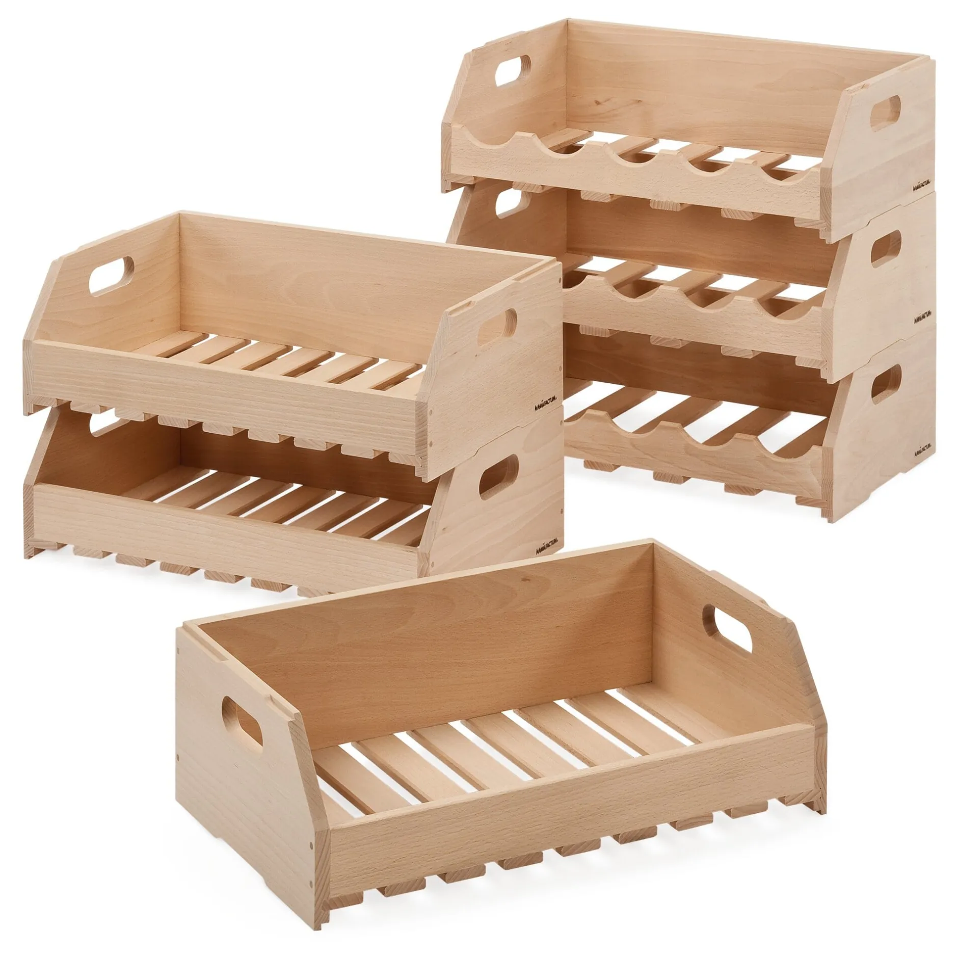 Manufactum Obst- und Gemüsekiste Buchenholz Best