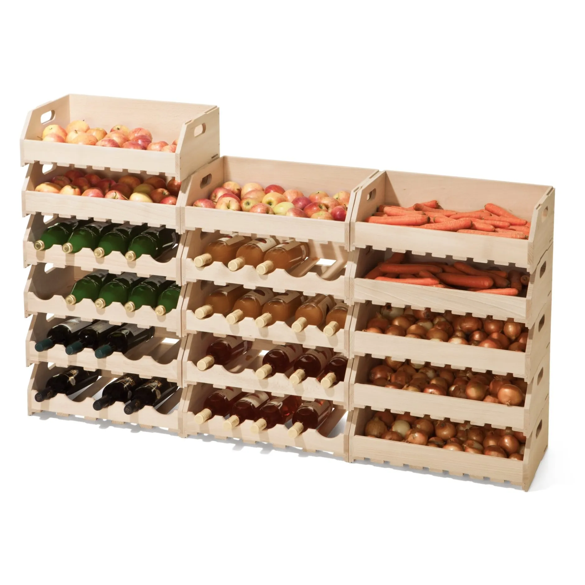 Manufactum Obst- und Gemüsekiste Buchenholz Best