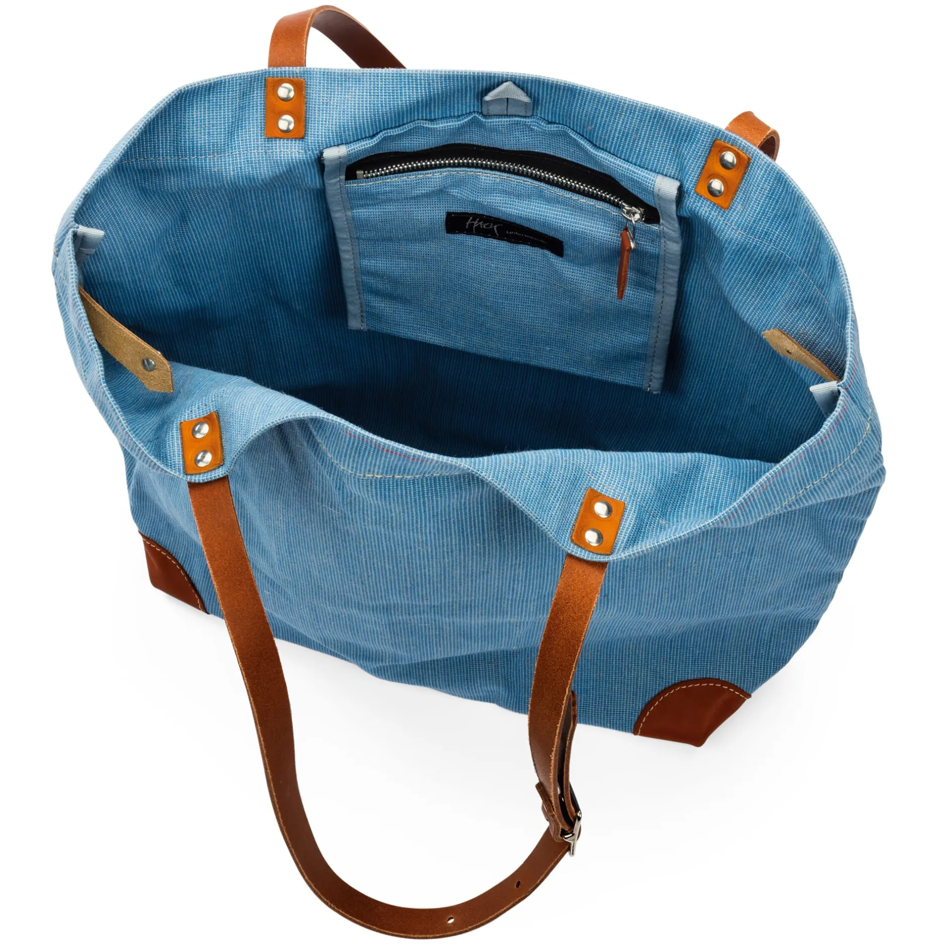 Hack Lederware Markttasche Segeltuch Outlet