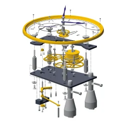 Müller & Sattler Uhrenbausatz Mechanica M1 schwarz Clearance
