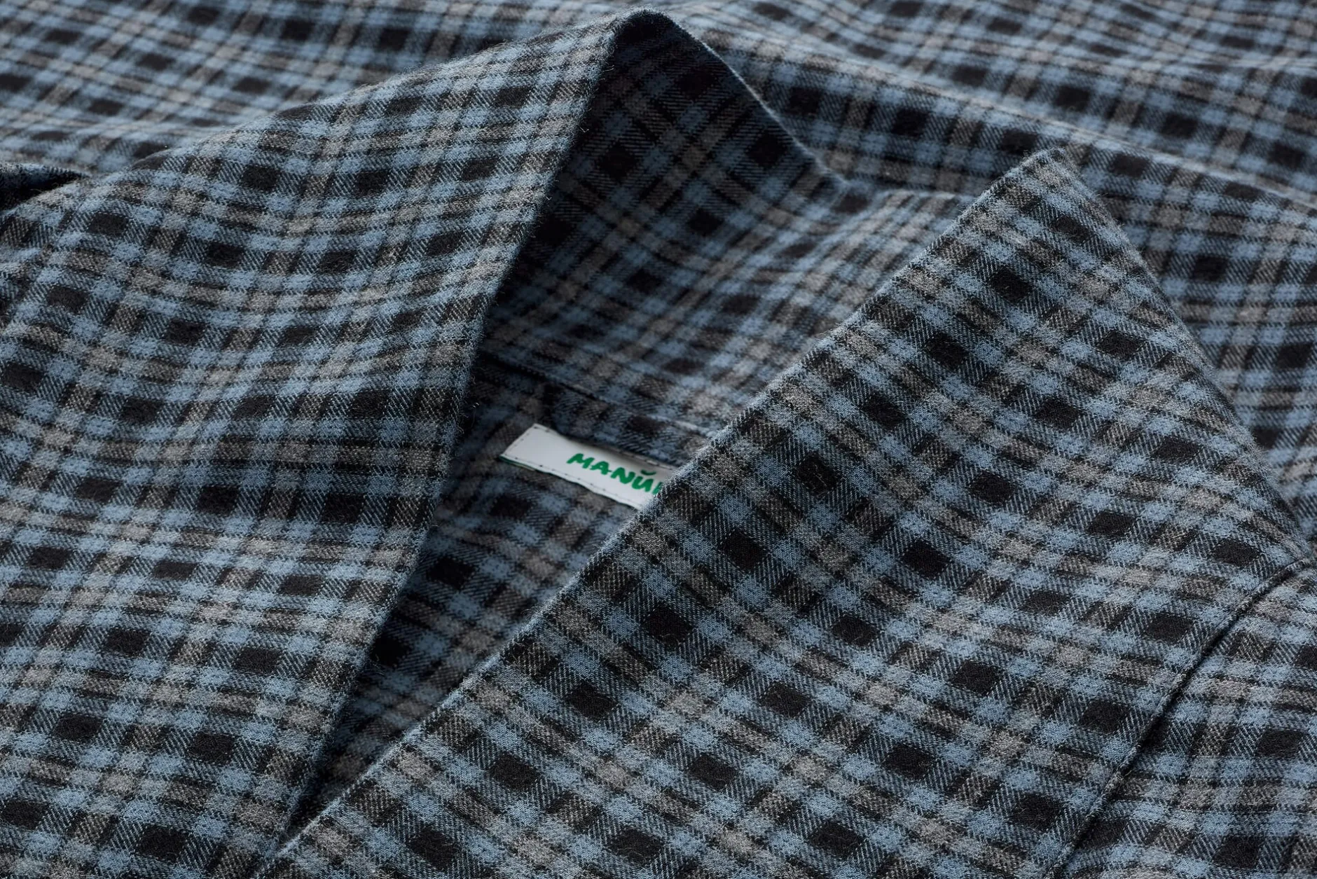 Manufactum Morgenmantel Flanell Webkaro Unisex New