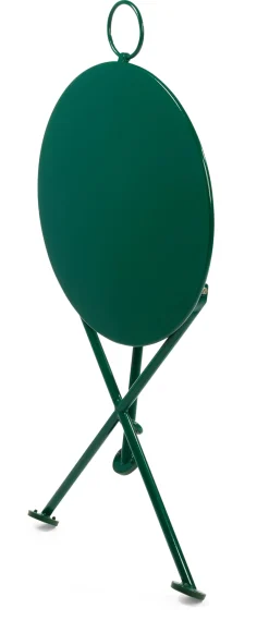 Demar Forge Niedriger Balkonklapptisch Stahl rund Grün New