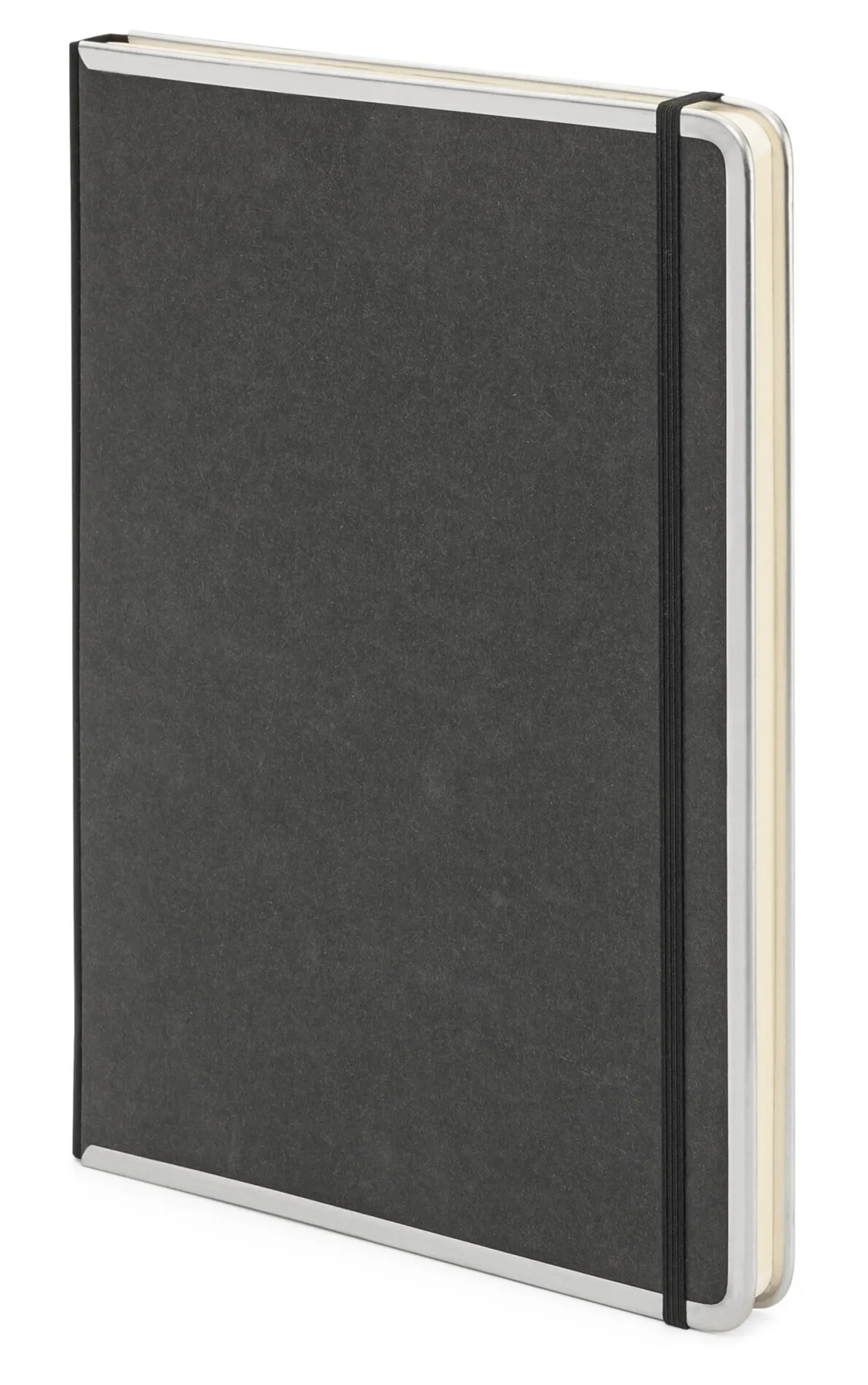 Bindewerk Notizbuch Metallkante A4 Schwarz Hot