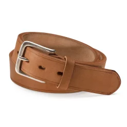 Kreis Ledermanufaktur Ochsenledergürtel Hellbraun New