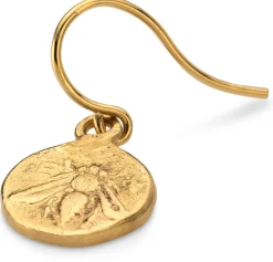 Ménard Ohrhänger Biene, goldplattiert Online