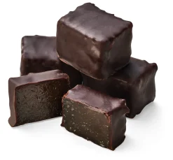 Les Ateliers de l’Abbaye Orangenwürfel mit Schokolade