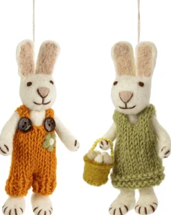 Én Gry & Sif Osterhasenpaar Filz New