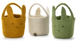 Én Gry & Sif Osterkörbchen Filz Weiß Discount