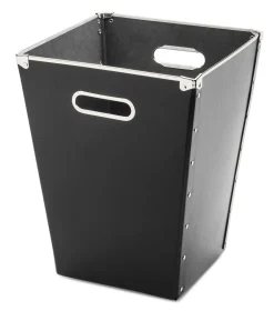 KAZETO spol Papierkorb Pappe Schwarz Hot