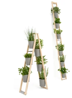 Fairwerk Pflanzenleiter für drinnen und draußen Grau Sale