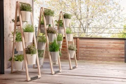 Fairwerk Pflanzenleiter für drinnen und draußen Grau Sale