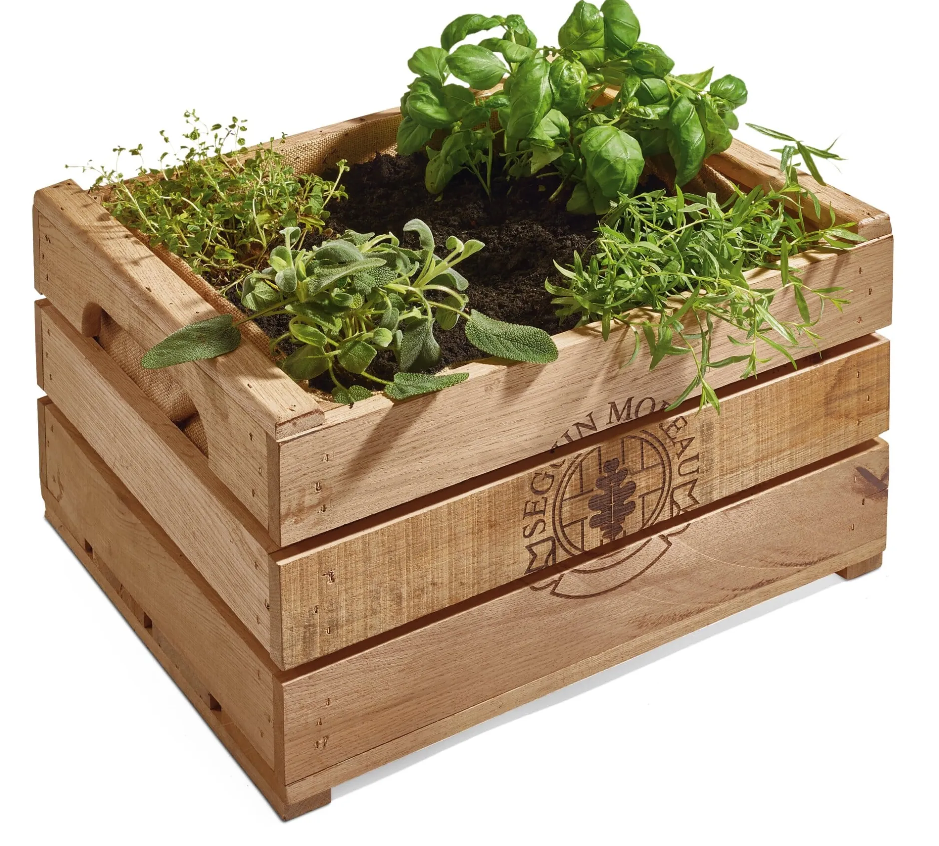 Manufactum Pflanzkiste aus Weinfassdauben Clearance