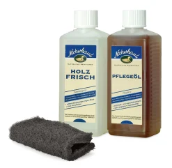 Naturhaus Naturfarben Pflegeset Gartenmöbel aus Holz Sale