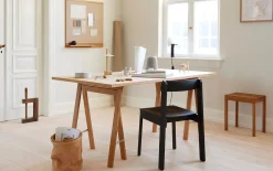 Form & Refine Pinnwand Eichenholz und Leinen Hot