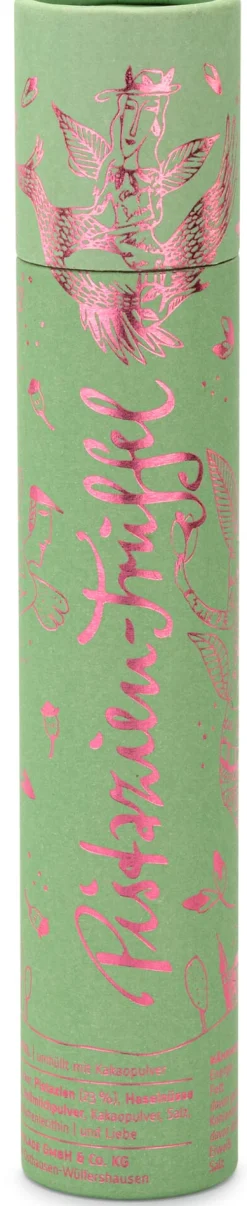 Goldhelm Schokoladen Manufaktur Pistazientrüffel 9er-Rolle Outlet