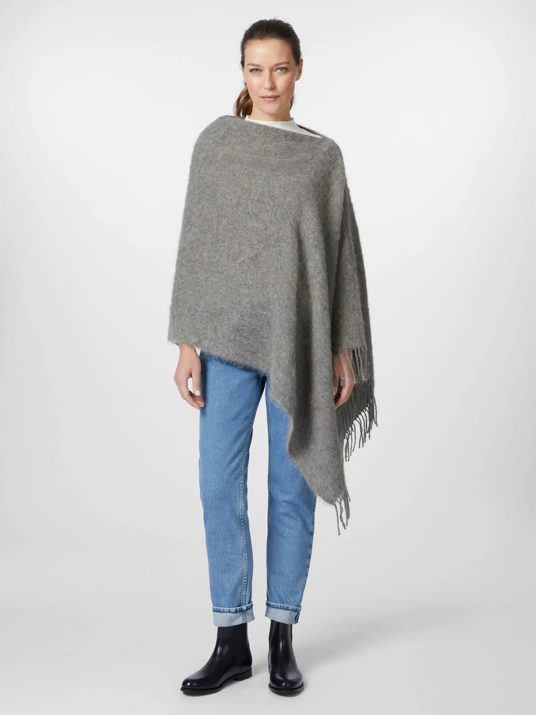 Brun de Vian-Tiran Poncho Babylama Discount