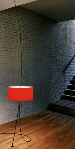 Raumleuchte Totora Rot Discount