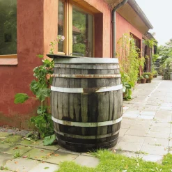 Wilhelm Eder Regenfass Eichenholz New