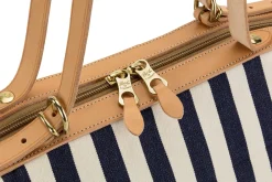 Il Bisonte Reisefalttasche Canvas gestreift Best