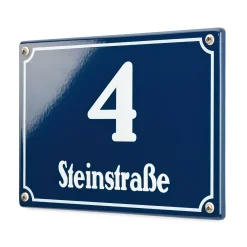 Riess Wiener Hausnummernschild Emaille Best