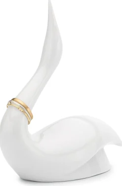 Lindner Porzellanfabrik Ringhalter Schwan Porzellan Clearance