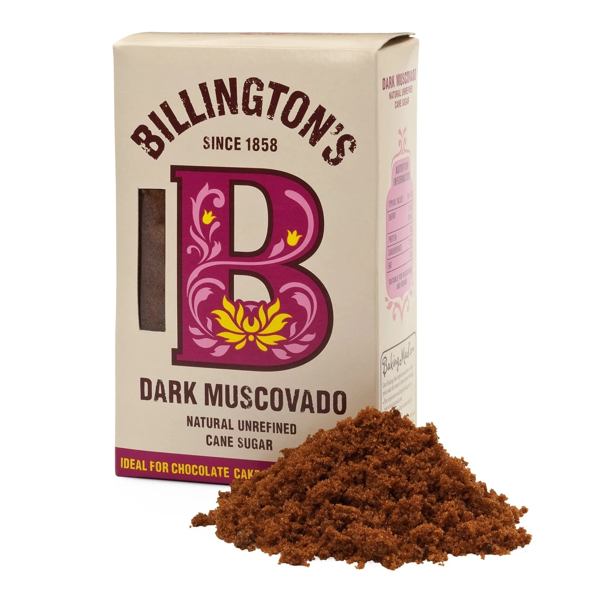 Billington’s Rohrzucker Muscovado dunkel Hot