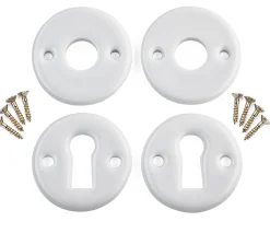 Mérigous Rosetten Porzellan Weiß Best