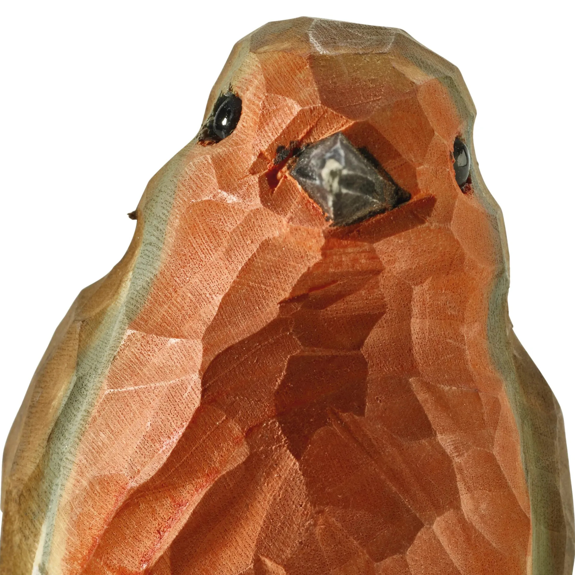 Wildlife Garden Rotkehlchen Lindenholz handgeschnitzt Clearance