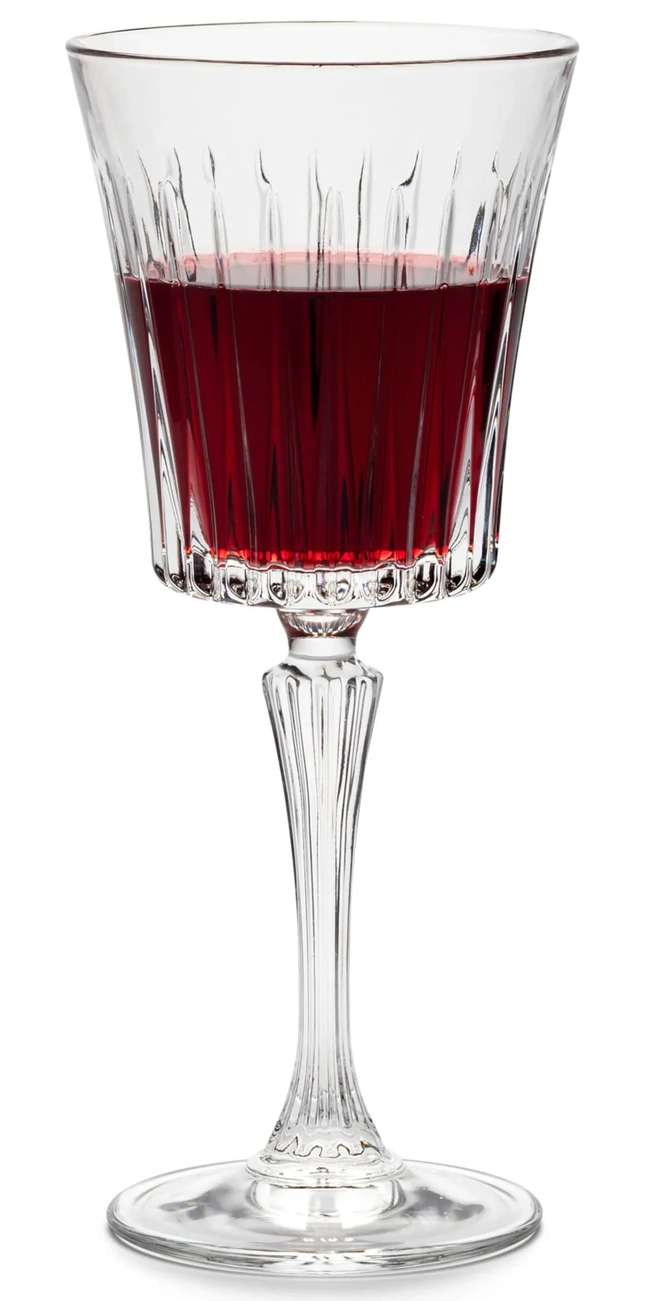 RCR Cristalleria Italiana Rotweinglas gerippt Sale