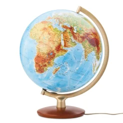 Räthgloben 1917 Verlag Räthglobus handkaschiert Glas Hot