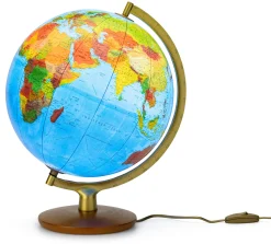 Räthgloben 1917 Verlag Räthglobus handkaschiert Kunststoff Outlet