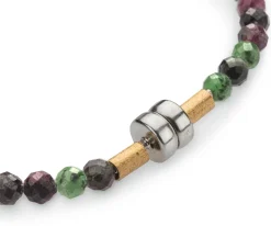 Maria Rzewuska Designerschmuck Rubin-Zoisit-Armband, Fuchsia-Grün Discount