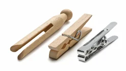 helo Heckelmann Rundkopf-Wäscheklammern Buchenholz