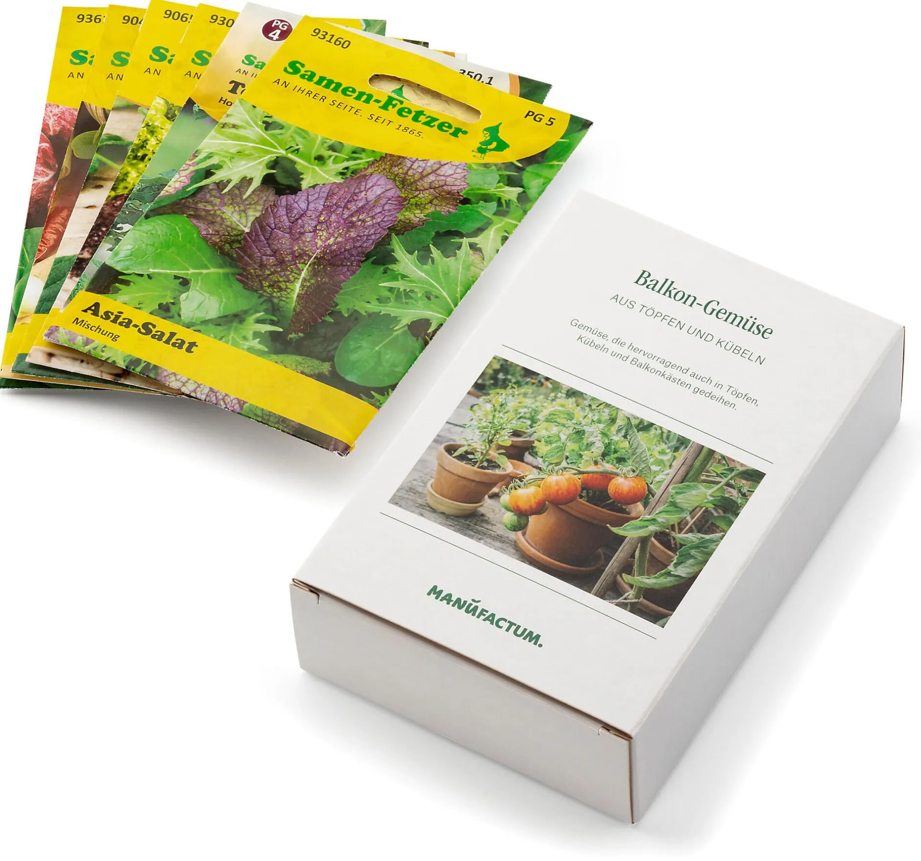 Manufactum Saatgut Gemüse anbauen auf dem Balkon