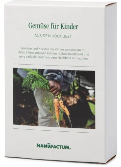 Manufactum Saatgut Gemüse anbauen im Hochbeet – mit Kindern New