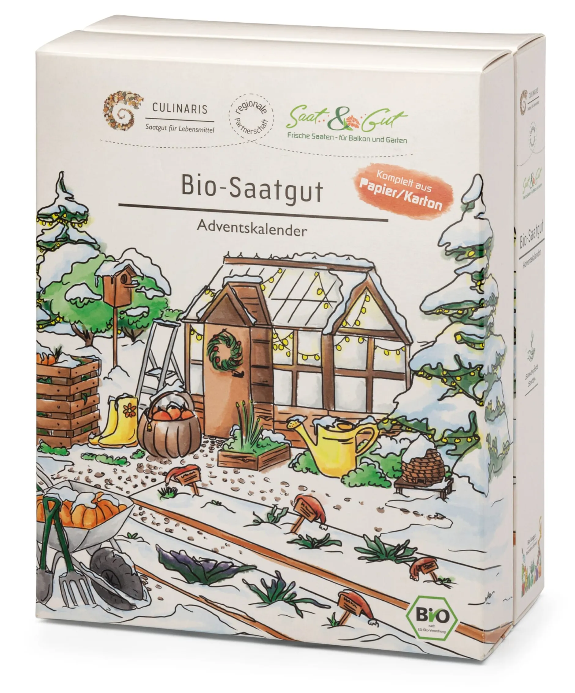 Saat & Gut Saatgut-Adventskalender Bio-Gemüsesamen Discount