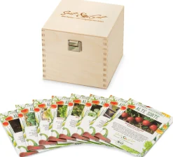 Saat & Gut Saatgutset im Holzkästchen Hot