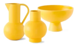 raawii Schale Strøm Mattgelb Clearance