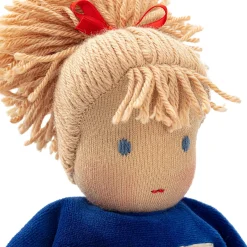 Kösener Spielzeug Manufaktur Schlenkerpuppe Lotte Blau Online