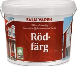 Falu Vapen Värg Schlämmfarbe Schwedenrot New