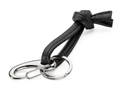 Ackermann Taschenmanufaktur Schlüsselanhänger Leder Schwarz Discount