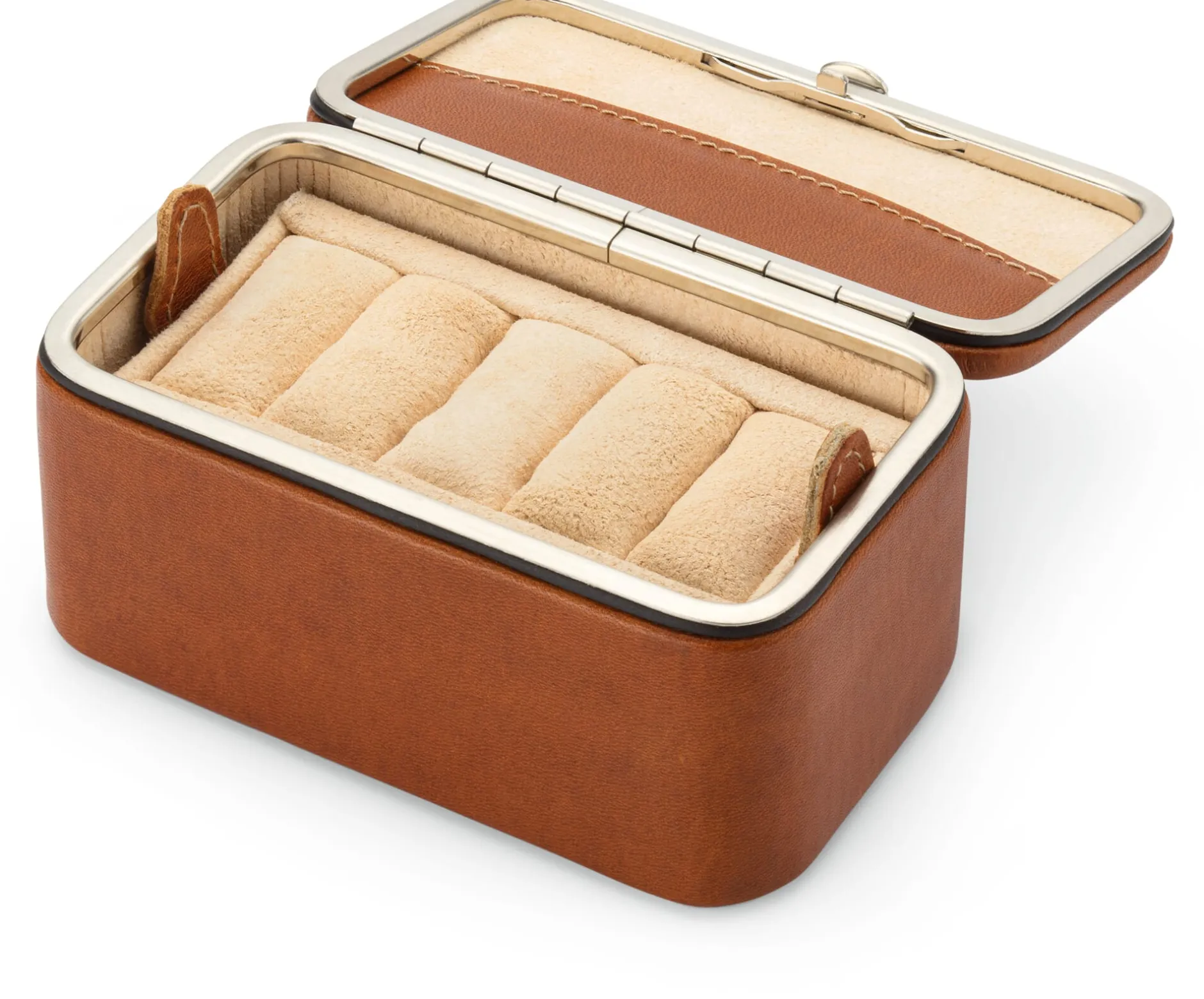 F. Hammann Schmucketui Rindleder, cognac