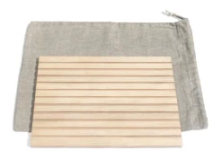 SIDE BY SIDE Schneidbrett mit Brotbeutel Hot