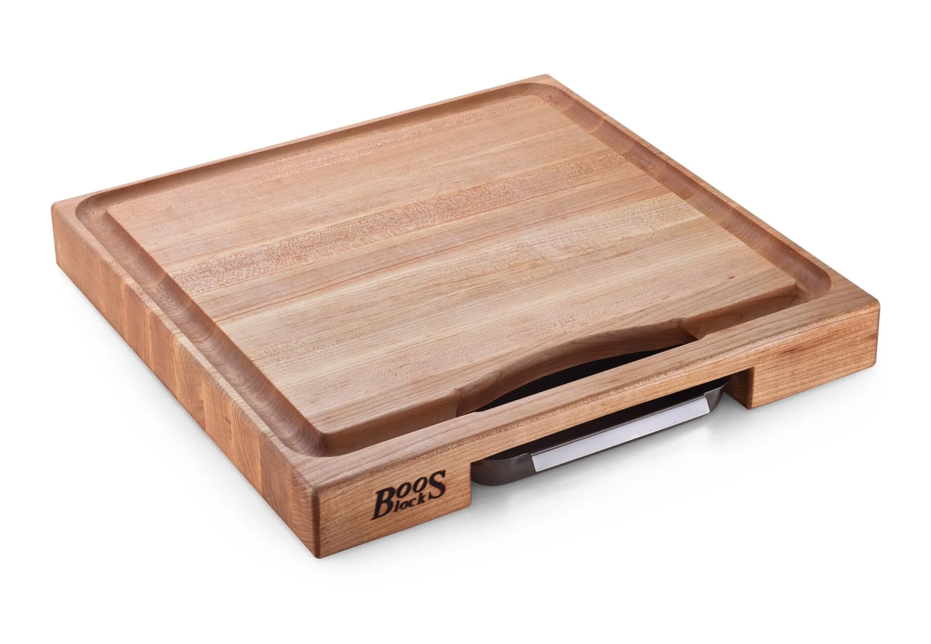 John Boos Schneidebrett mit Saftrille und Auffangschale Best