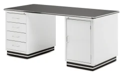 Müller Möbelfabrikation Schreibtisch Stahlblech Sale