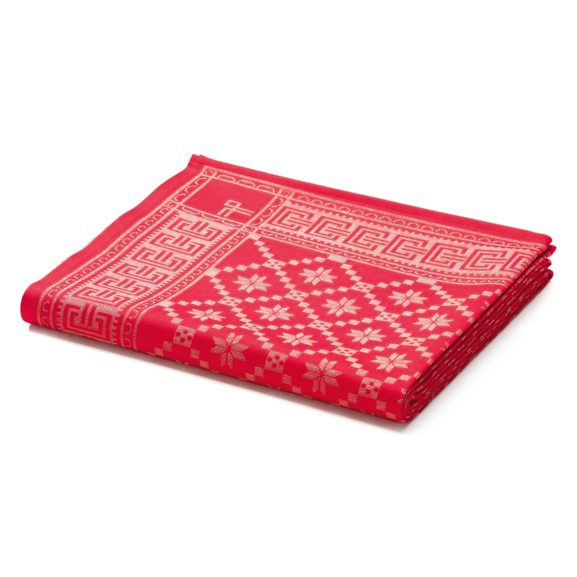 Ekelund Linneväveriet i. Horred Schwedische Tischdecke rot Hot